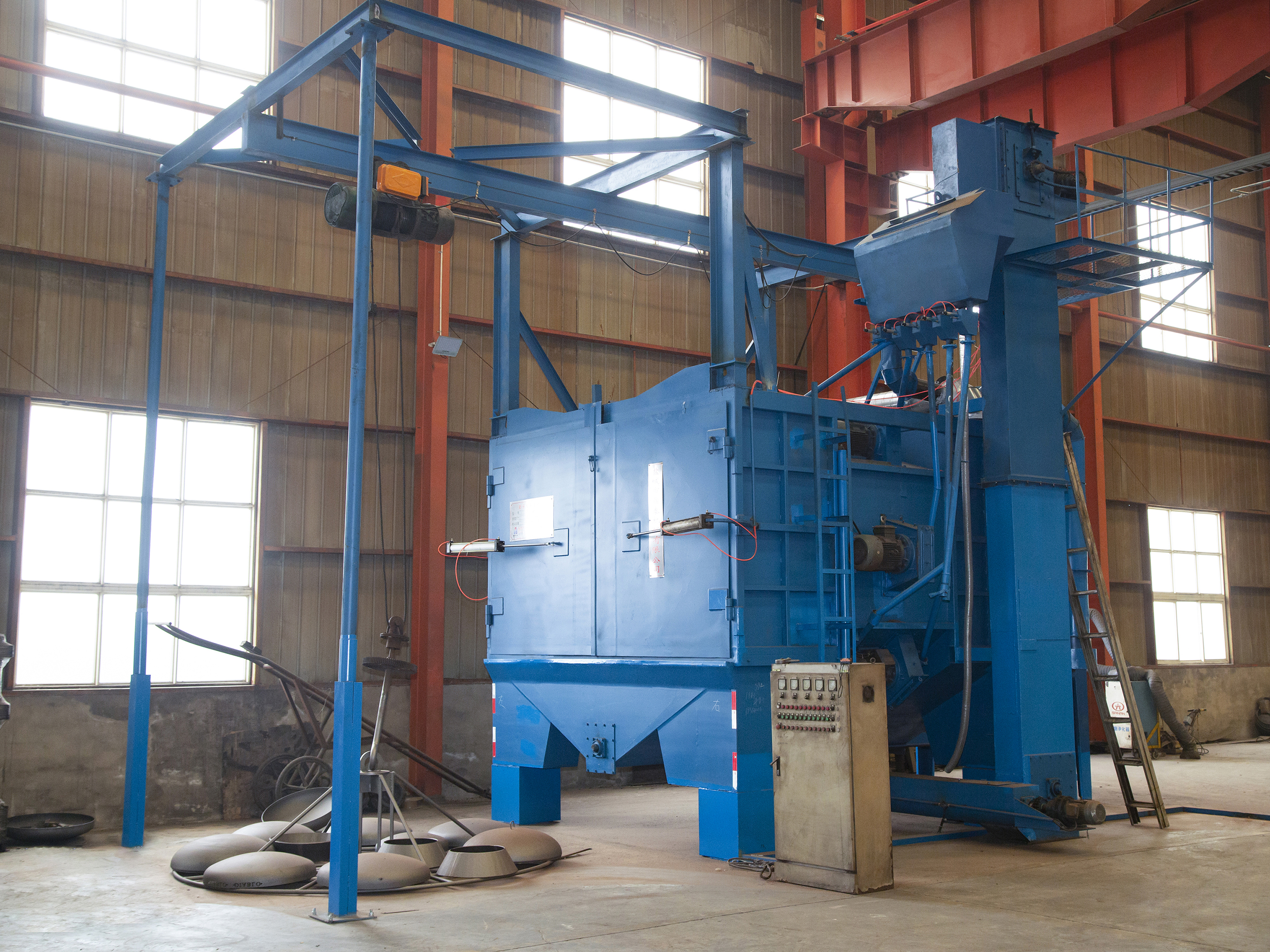 封頭專(zhuān)用噴砂機